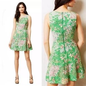 Anthropologie | Maeve Floral Lace Verbena Dress 6